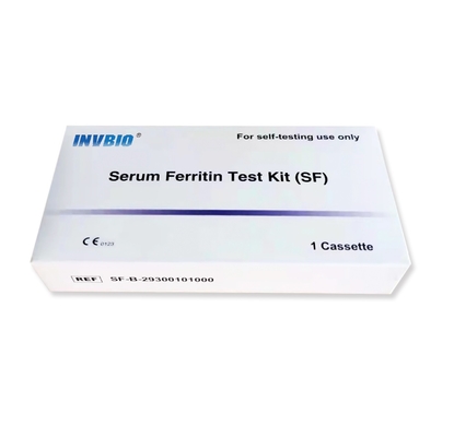 Собственная личность кассеты теста Ce быстрая испытывая одну кровь 5ng/Ml Ferritin шага - 50ng/Ml