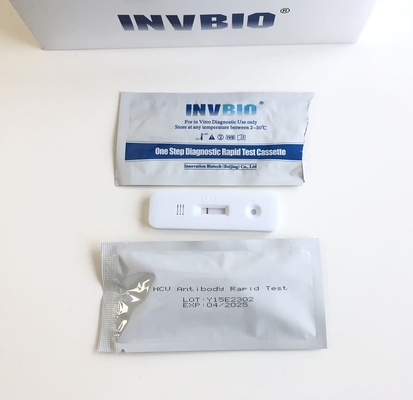Антитело c быстрого теста слюны Invbio Hep выравнивает кассету скрининга Hcv