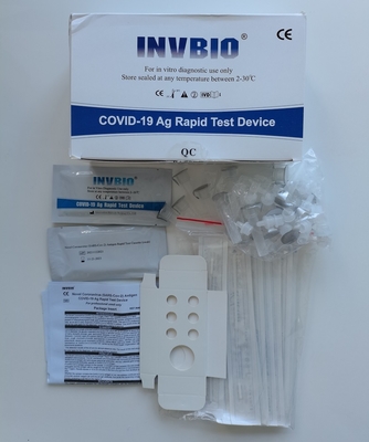 Ответ набора теста антигена Covid профессионалов здравоохранения быстрый для перемещения
