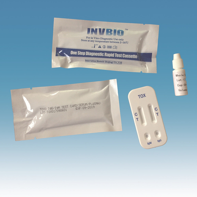 Антитело IgG теста беременности Toxo Toxoplasma INVBIO быстрое/панель крови IgM комбинированная