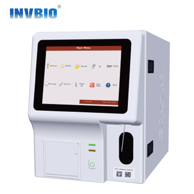 INVBIO716 плюс анализатор RBC WBC HGB и WBC гематологии 3 частей полно автоматизировало TFT LCD