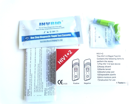 Набор теста ВИЧ медицинского реагента 25pcs/Box быстрый домашний во всей крови