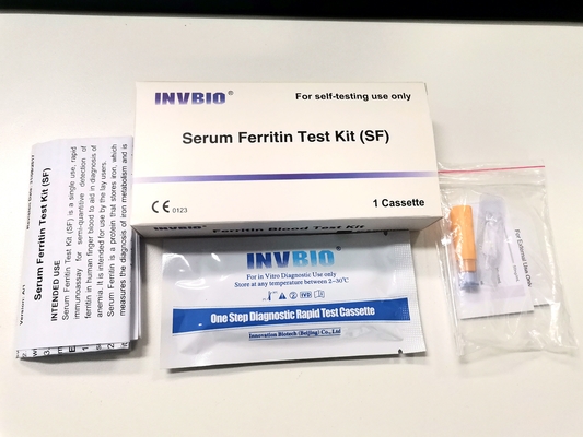Тест/коробка высокой точности 1 теста Ferritin количественный быстрый само-