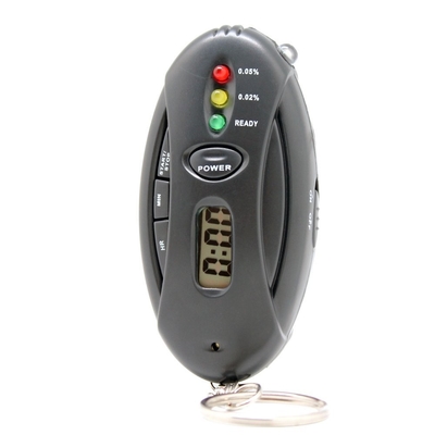 3 уровня привели света показывают тестер алкоголя Breathalyzer с ответом таймера быстрым для безопасности привода