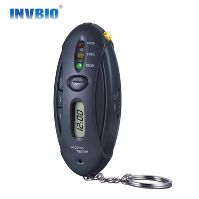 3 уровня привели света показывают тестер алкоголя Breathalyzer с ответом таймера быстрым для безопасности привода