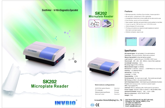 Шайба Invbio Elisa Microplate с читателем плиты 96 хорошим Elisa для лаборатории