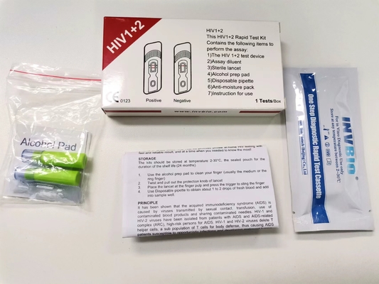 Oem Hiv Rapid Test Kits Diagnostic Whole Blood Домашнее самостоятельное тестирование