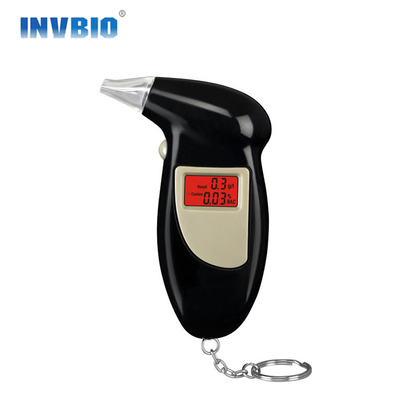 Цепь Breathalyzer алкоголя цифров Bactrack полицейской машины ключевая с батареей щелочных аккумуляторов