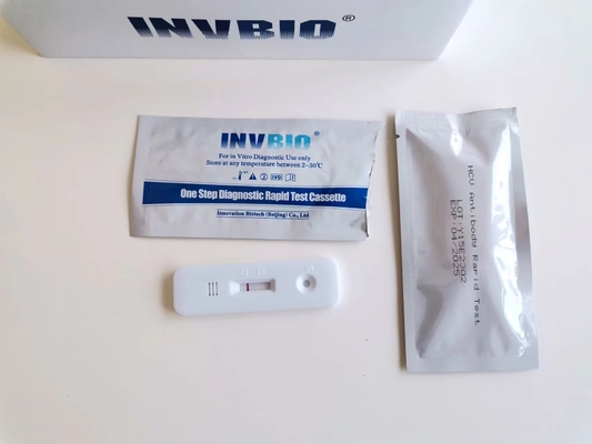 Антитела результата теста карты Onestep Hcv тест быстрого дома быстрого само-
