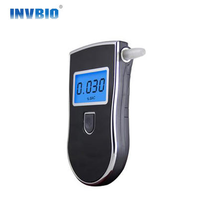Синь освещает тестер контржурным светом алкоголя полиции Breathalyzer LCD точный портативный