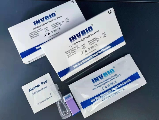 96,8% пакет OEM набора теста антитела Covid 19 Ab быстрый IgG IgM точности