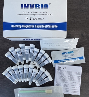 Точность набора 98,21% теста антигена слюны SARS-CoV-2 Coronavirus быстрая
