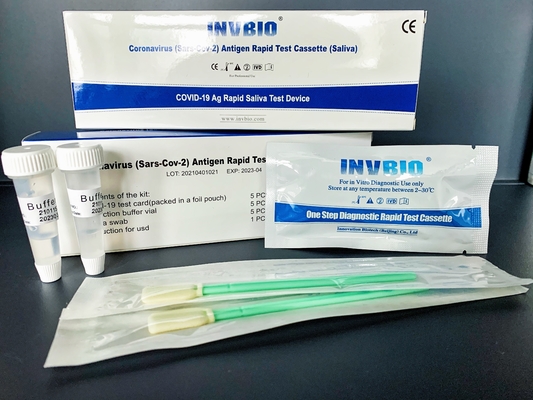 Коробка набора 25pcs/теста слюны антигена SARS-CoV-2 Coronavirus само-