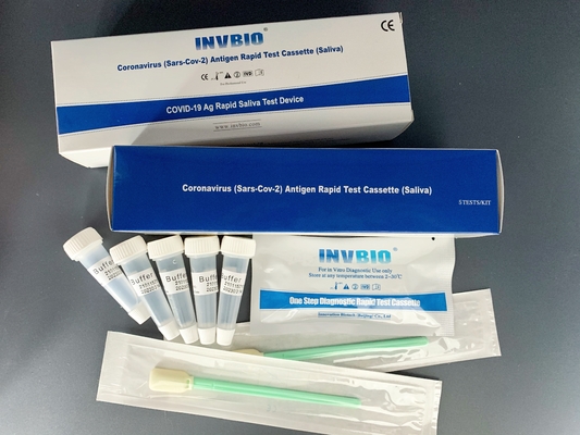 Коробка набора 25pcs/теста слюны антигена SARS-CoV-2 Coronavirus само-