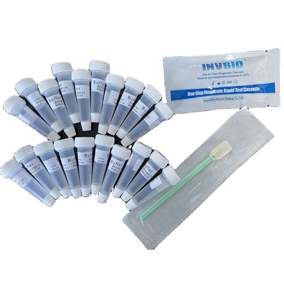 Обнаружение коробки теста 5pcs/Rtk слюны Coronavirus точности INVBIO качественное