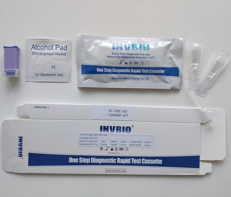 Собственная личность шага набора одного теста антитела SARS-CoV-2 Coronavirus IgG IgM испытывая INVBIO