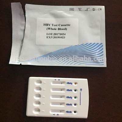 Наборы теста инфекционного заболевания HBV быстрые для испытательного пульта 5 Гепатита B Multi
