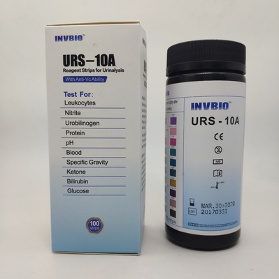 Прокладки теста клинического анализа мочи параметра INVBIO 10 in vitro